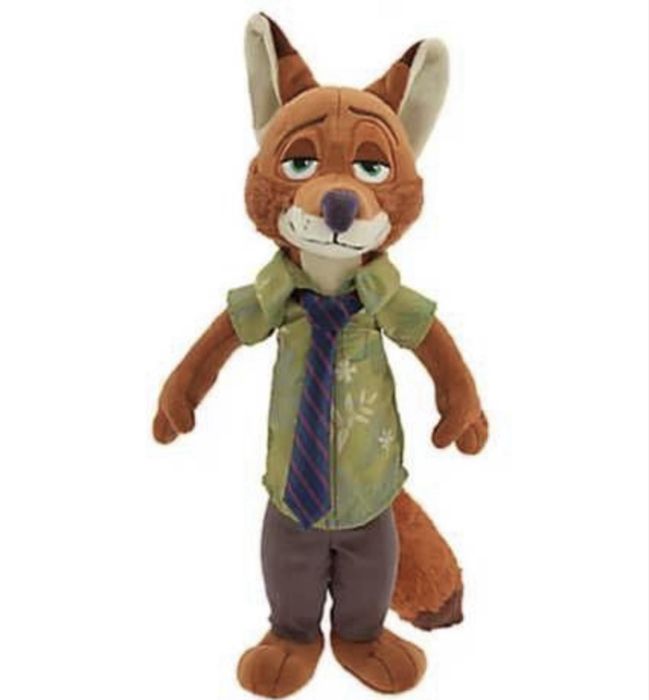 Плюшена играчка Зоотрополис Zootopia Ник Уайлд и Джуди Хопс 42см