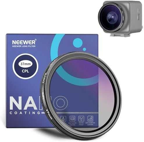 Нов NEEWER 37 mm CPL филтър за Dash Cam HD кръгъл за Vantrue E1, E2, E3, E1 Lite, N4 Pro