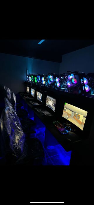 Game club | kompyuter 10 tali mebel kreslo bilan