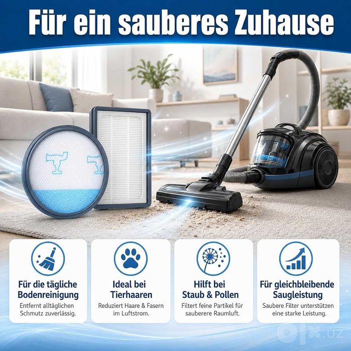 Фильтры для пылесоса Rowenta, Moulinex или Tefal