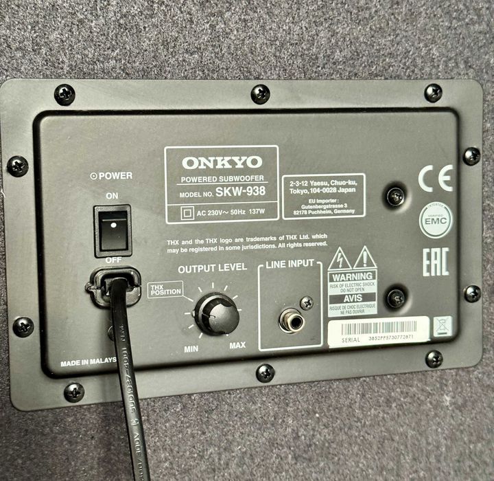 ONKYO HT-S9700THX 7.1 Dolby Atmos THX Домашно Кино / AV Receiver / Home Theater