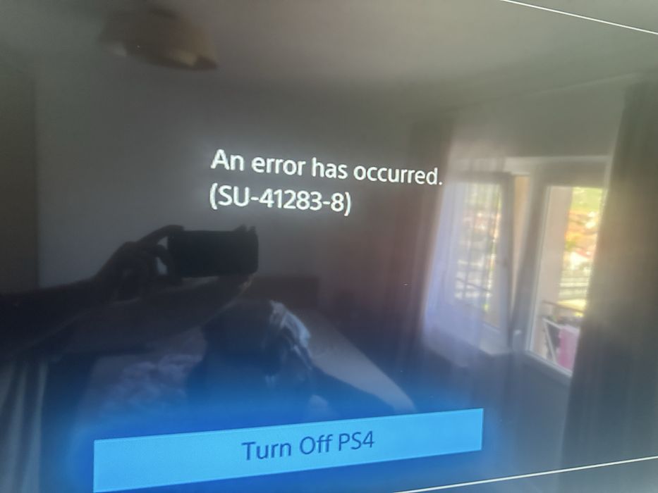 Playstation 4 defect, eroare SU-41283-8