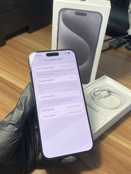 iPhone 15 Pro Max • 1 TB • Black Titanium