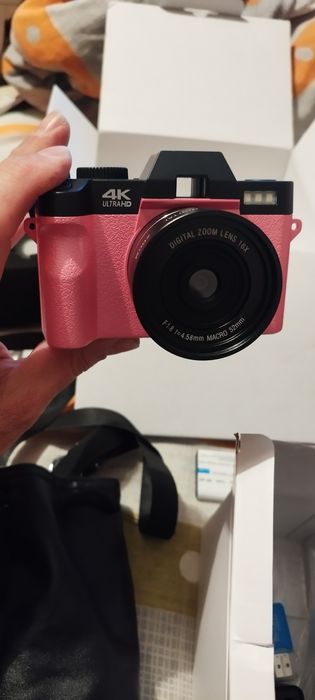 Дигитален фотоапарат NBD®, 3,0 инча IPS, 4K, 48MP, 32GB SD карта, 2 ба