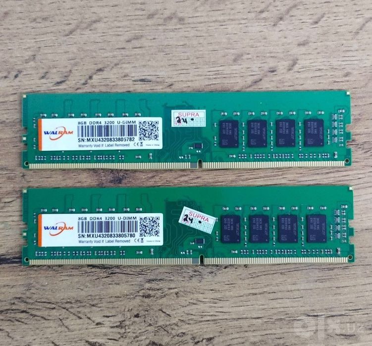 Ddr4 8gb x2 16gb walram