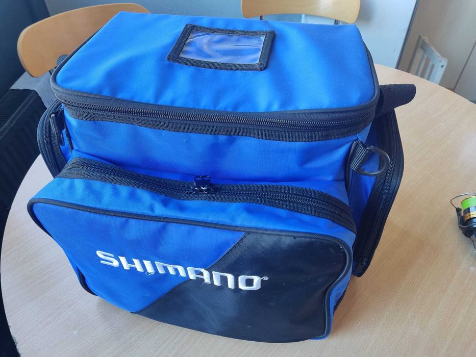 Geanta Shimano + cutie cu diverse