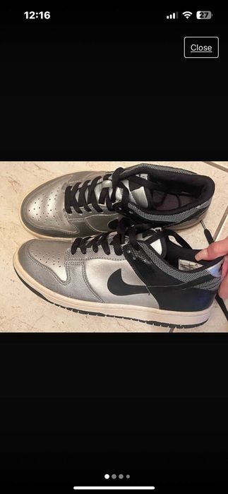 Nike Dunk low silver