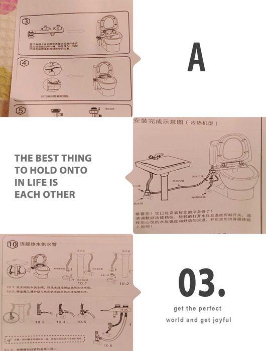 Биде накладка, Хол/горвода новое