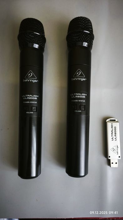 Microfon, set microfoane wireless behringer ulm200 USB