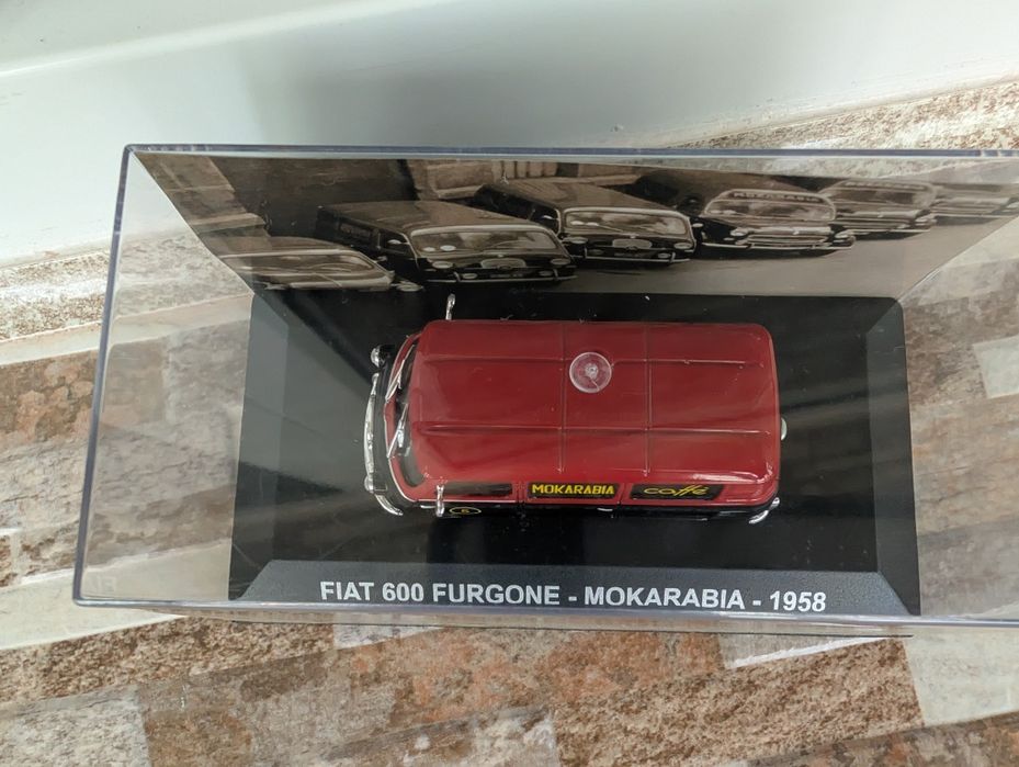 Macheta Fiat 600 Furgone - Mokarabia 1/43