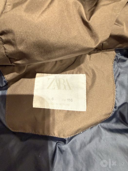 Пуховик детский zara 116