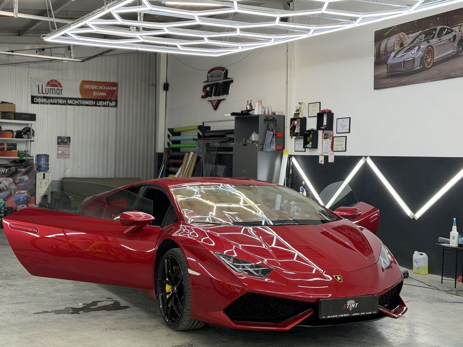 Затъмняване на автостъкла , полиране на фарове , външно облепяне