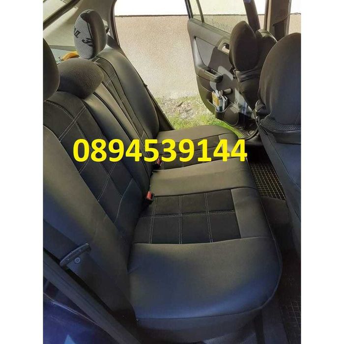 Тапицерия за цял автомобил алкантара и еко кожа