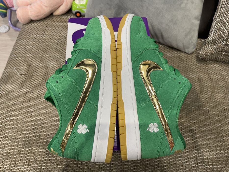 Маратонки Nike SB Dunk Low Pro Saint Patricks Green Здлени Jordan NBA