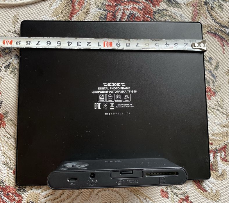 Цифровая фоторамка teXet TF-816