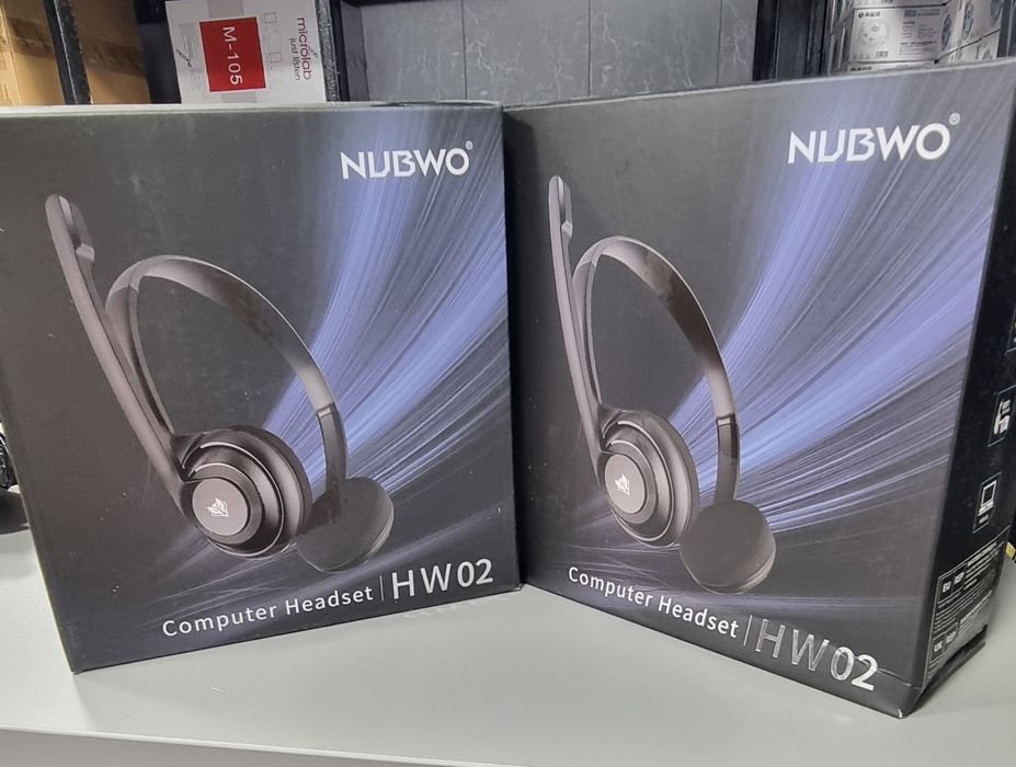 NUBWO HW02 USB Headset with Microphone Noise Cancelling in-line Contro