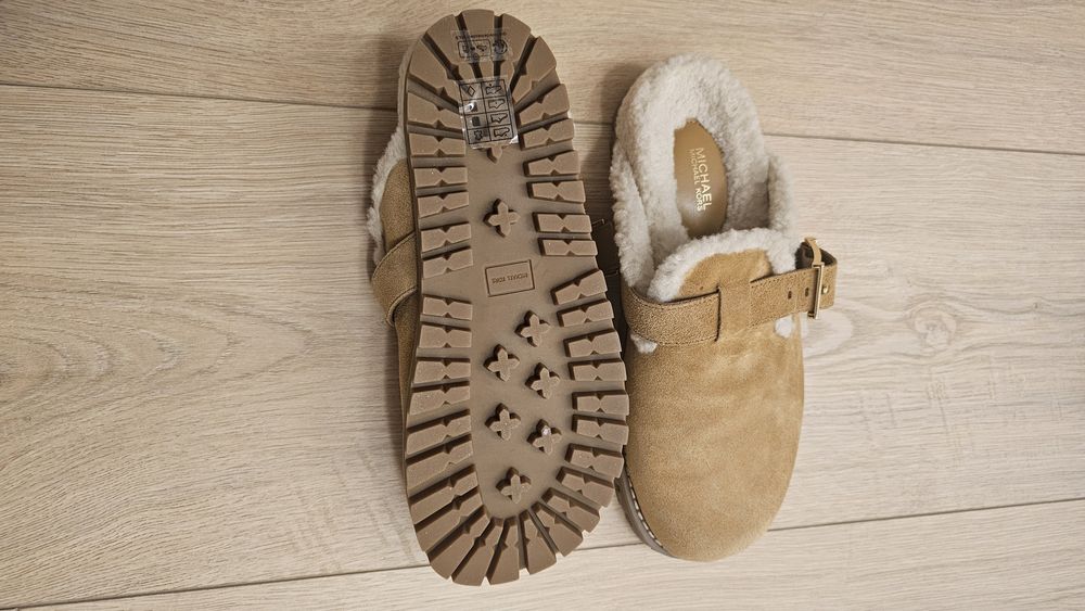 Clogs saboti Michael Kors piele cu blana