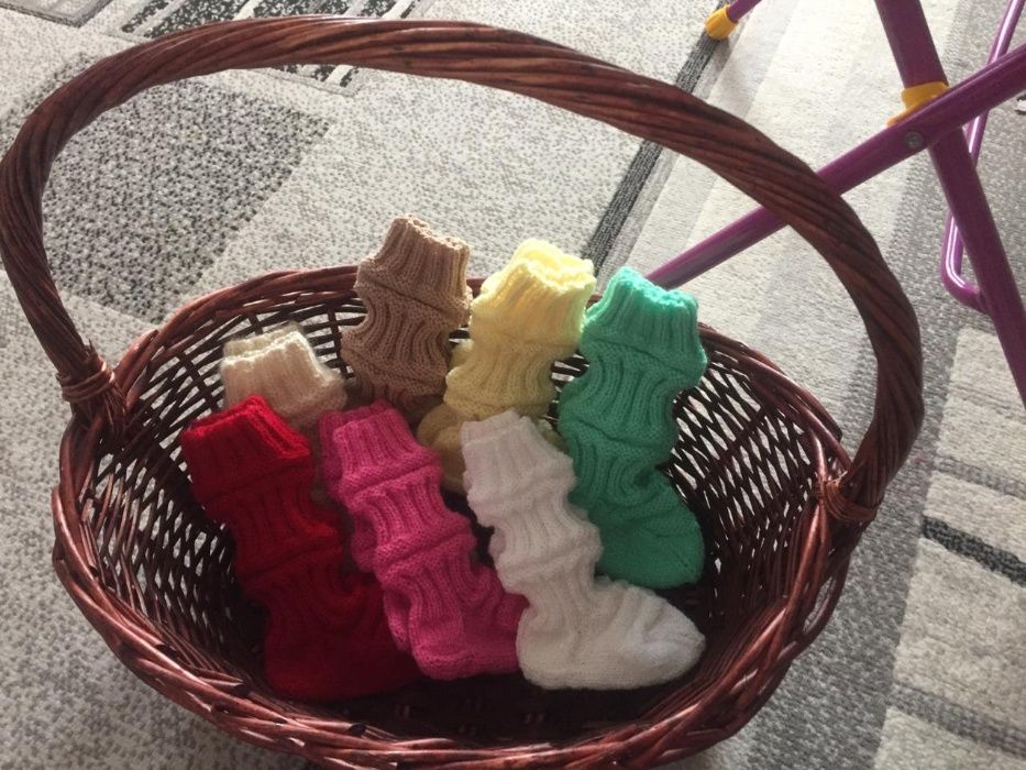 Продам вязаные носочки детские!