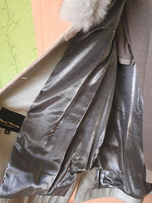 Срочно шубка голубой мутон