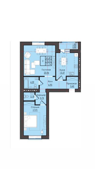 Продам квартиру в новостройке