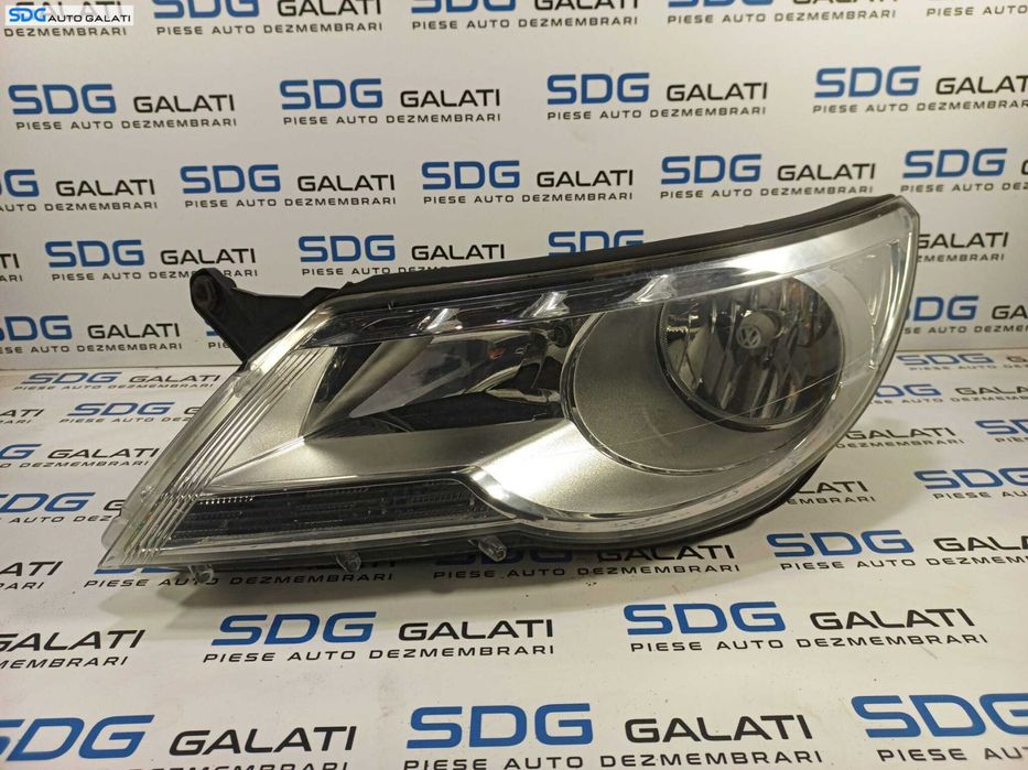 Far Stanga FARA Xenon Volkswagen Tiguan 2008 - 2011 Cod 5N2941031K [L1370]