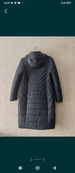 Пуховик стеганый. Зима.