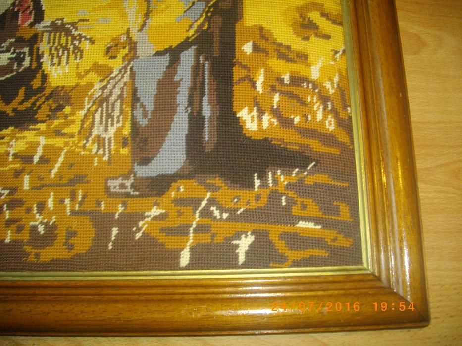 78х58см-Жътварките-Гоблен-Голям Ръчен-Класика-Френски