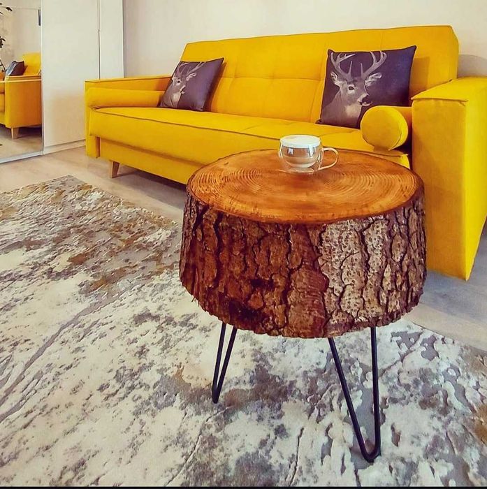 Masuta Cafea din lemn natural