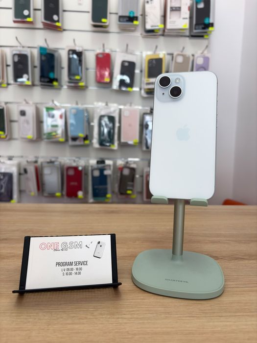 iPhone 15 128GB Blue– Second-Hand în stare buna!