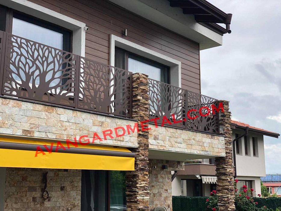 Лазерно рязане на метални решетки за врати огради и други