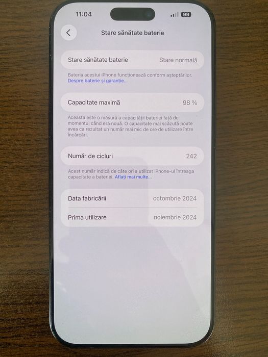 Vand iphone 16 pro max