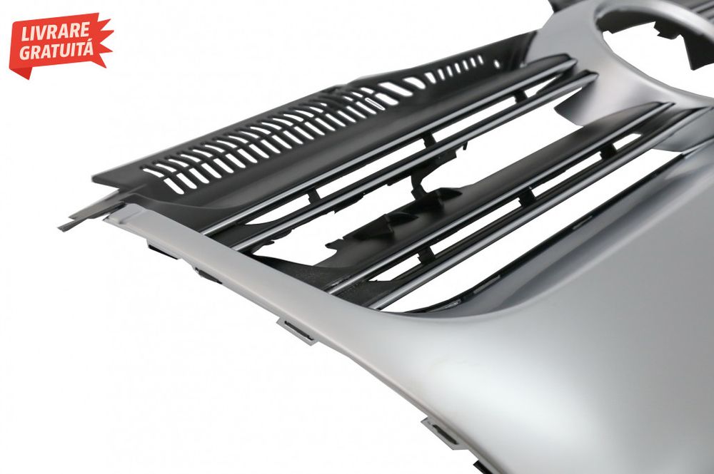 Grila Centrala VW Golf 5 V (2003-2007) R32 Design Brushed Aluminium