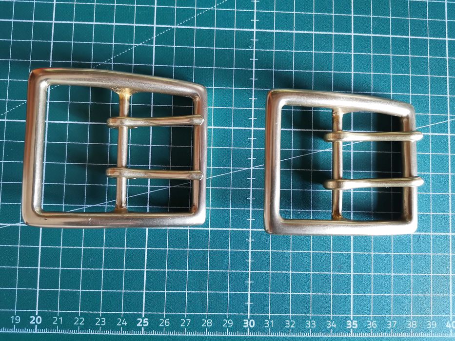 Set 2 catarame foarte solide din alama pt curele pielarie marochinarie