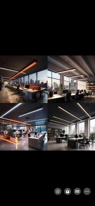 Led | Profil | Alyumin | Ofis | Dokon| LED потолочные светильники