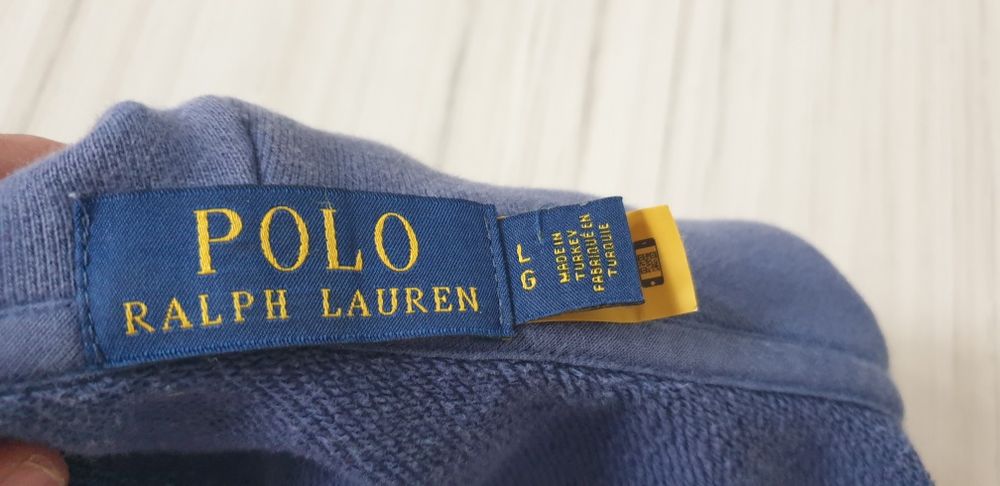 POLO Ralph Lauren Washed Full Zip Mens  L / XL  ОРИГИНАЛ! Мъжки Суичер