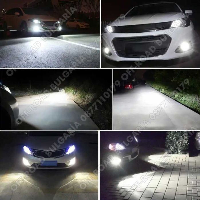 2024 Модел 200W LED Диодни крушки H3 12V 300% Светлина Директен Монтаж