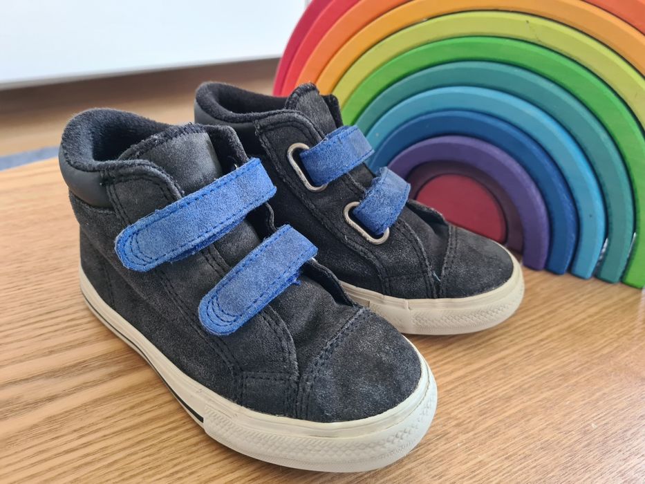 ghete Converse 25 piele intoarsa