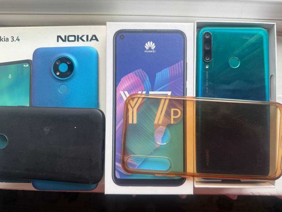 Nokia3.4 и Huawei Y7P продам