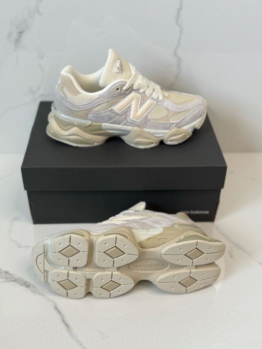 New Balance 9060 Sea Salt Linea Grey Full Box