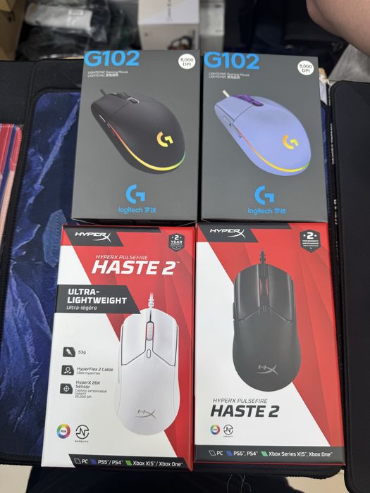 Logitech G102 gaming mouse Motospeed v70