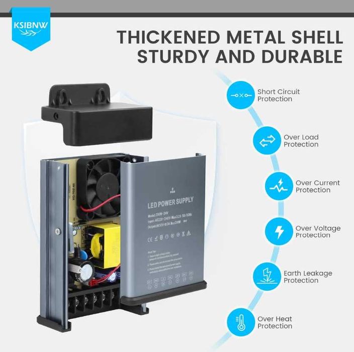 Transformator LED KSIBNW 12V 400W