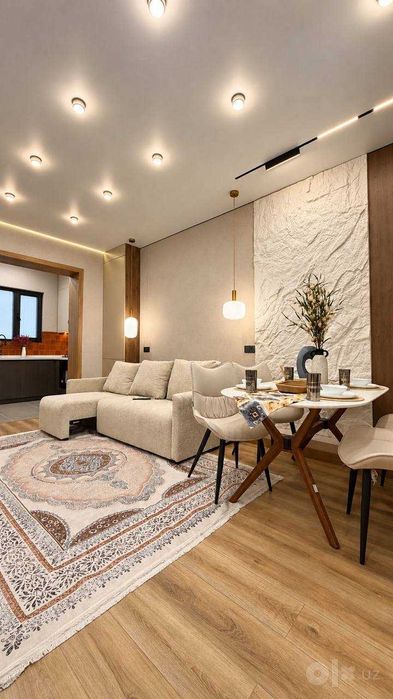 2-комн. 45 м2, Миробадский район, ЖК OZ Makon / Golden House