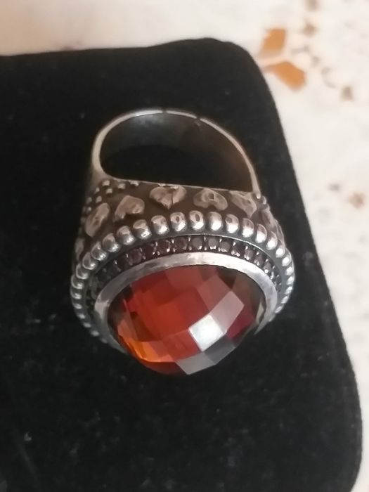 Vand doua inele din argint cu citrin