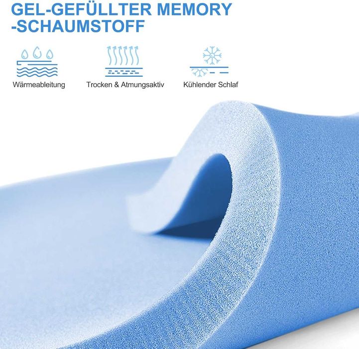 Saltea 90x200 cm, 25 cm inaltime, 7 zone, H3/H4, husa detasabila