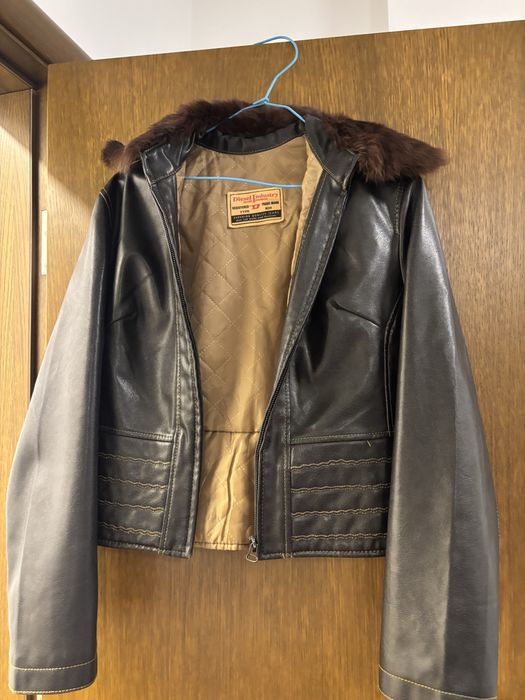 Кожено яке с пух Diesel