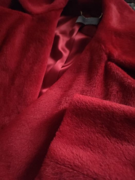 Шуба из альпаки .