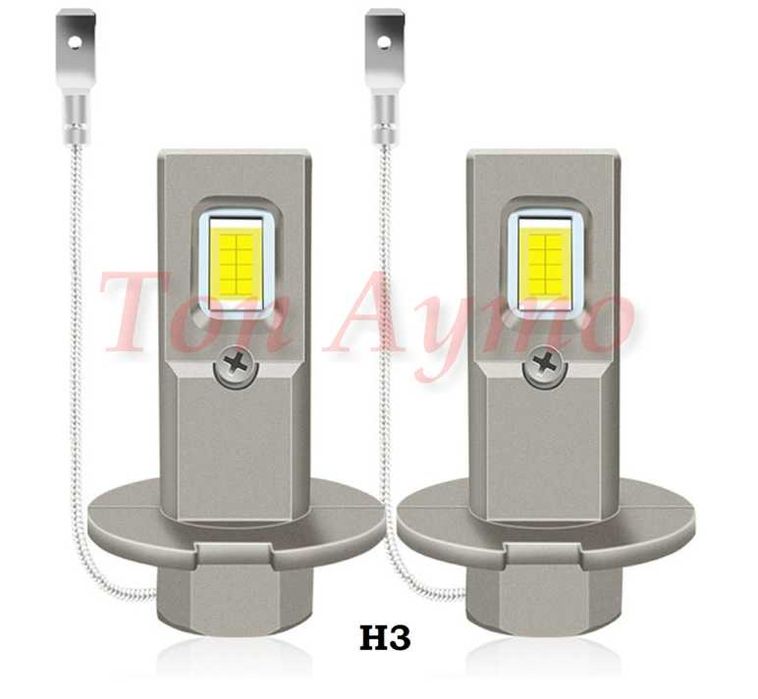 Лед LED Крушки 1:1 За Рефлекторни Фарове Plug & Play