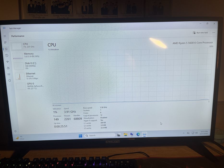 PC Gaming RTX4060+Ryzen 5 5600