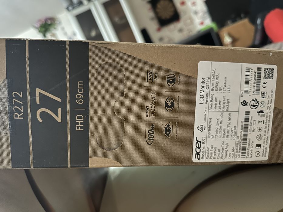 Монитор Acer 27 100hz