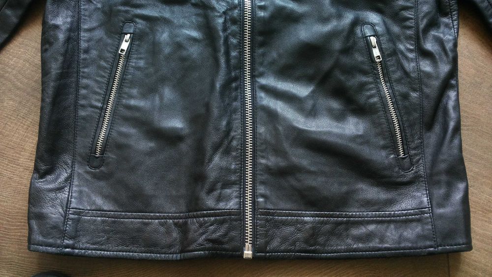 Jack & Jones JPRBEAM LEATHER Jacket Размер M яке естествена агнешка кожа 29-62